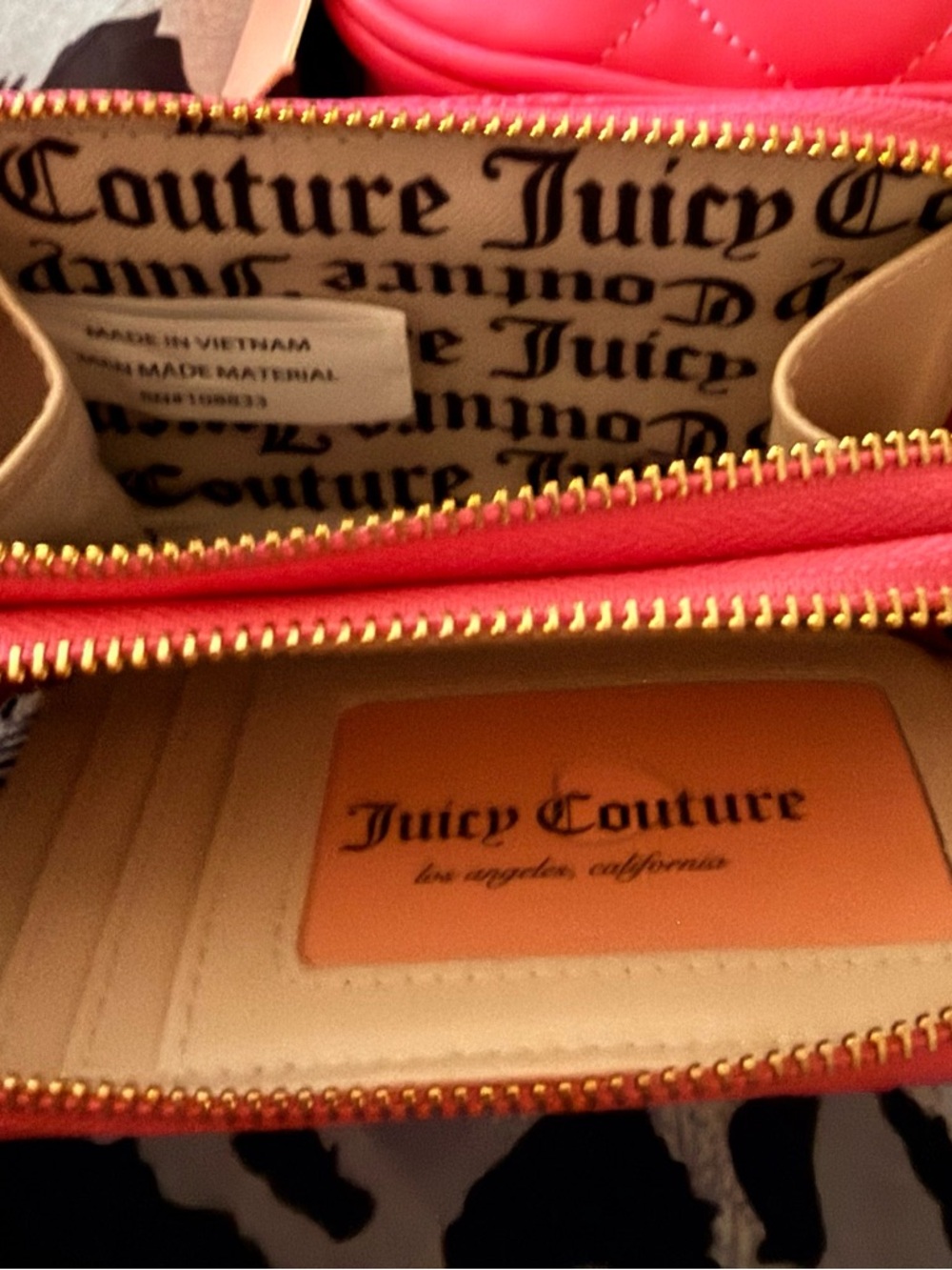 Juicy Couture Pink Heart Handbag with Wallet NWT - Picture 6 of 7